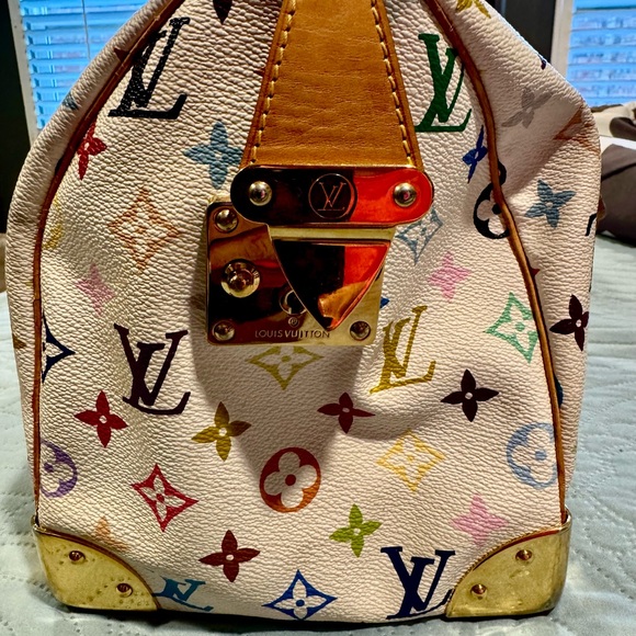 LOUIS VUITTON Monogram Multicolor Speedy 30 White - Picture 9 of 9